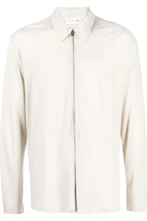Post Archive Faction PAF Zip-up lyocell shirt