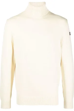 Paul & Shark Logo-patch roll neck jumper