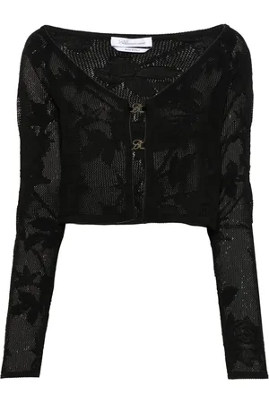 BLUMARINE Crochet-knit cardigan