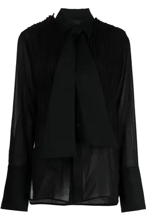 YOHJI YAMAMOTO Pussy-bow collar blouse