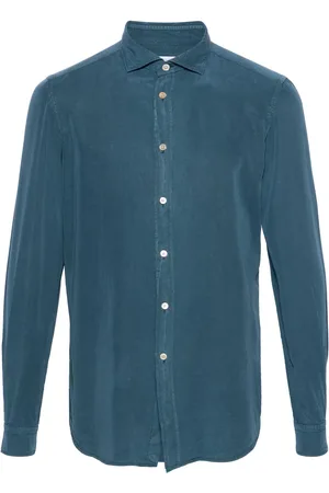 Boglioli Spread-collar long-sleeve shirt