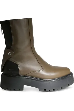 Céline Zip-up leather boots