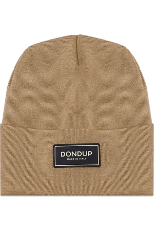 Dondup Logo-patch knitted beanie