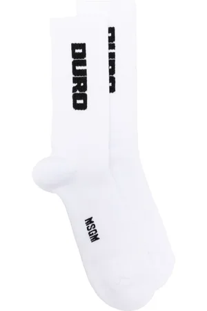 Msgm Logo-print cotton socks