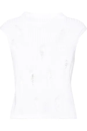 Gauchere Distressed cotton vest