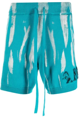 AMIRI Logo-embroidered knitted shorts