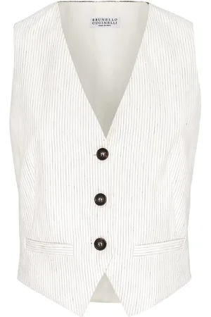 Brunello Cucinelli Pinstripe-pattern waistcoat