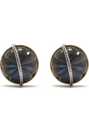 Akansha Sethi 14kt yellow diamond Cloud stud earrings
