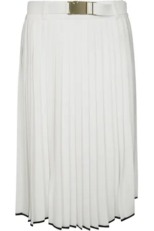 Max Mara Pleated midi skirt