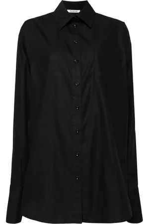 Peter Do Side-stripe cotton shirt