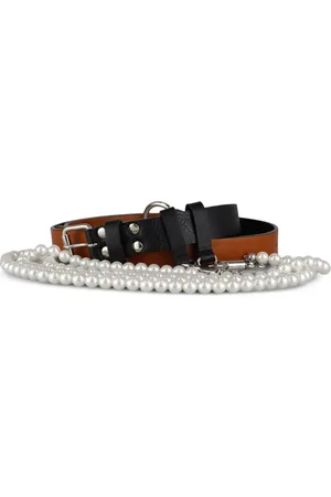 AMBUSH Pearl-strap leather belt