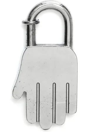Hermès 2002 Cadena hand-motif padlock charm