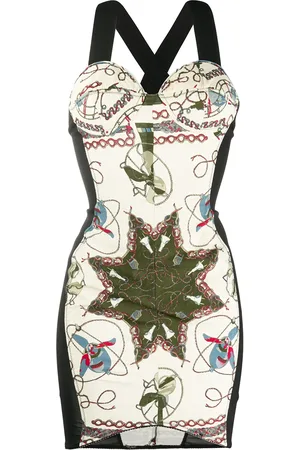 Jean Paul Gaultier Electrical print bodycon dress