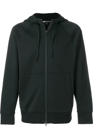 Y-3 Logo-print zip-up " " hoodie