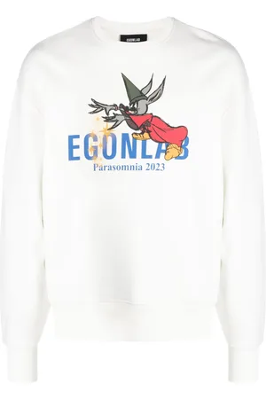 EgonLab Logo-print cotton sweatshirt