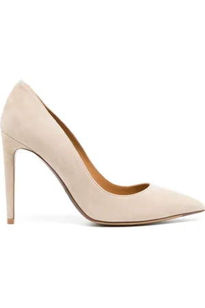 Ralph Lauren Celia 100mm suede leather pumps