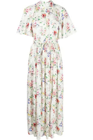 ROSETTA GETTY Floral-print maxi dress