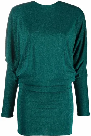 ALEXANDRE VAUTHIER Wide-shoulder knitted dress