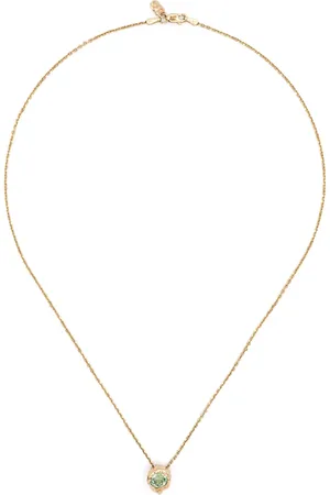Fie Isolde 14K gold Alfa tourmaline necklace