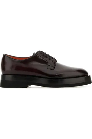 santoni Leather lace-up shoes