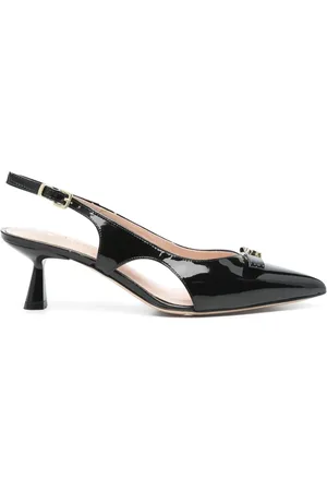 Evaluna 60mm leather pumps