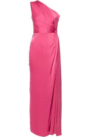 ALEX PERRY One-shoulder satin dress