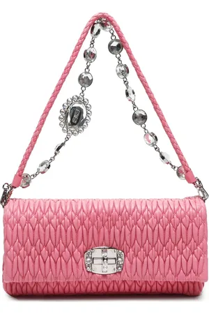 Miu Miu 2010-2020s matelassé leather shoulder bag