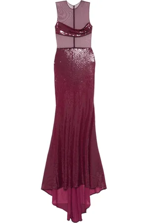 ALEX PERRY Sequinned mesh gown