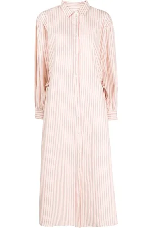 Skall Studio Striped long-sleeve shirt dress