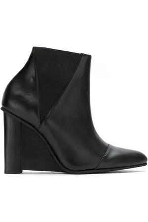 Studio Chofakian Leather wedge boots