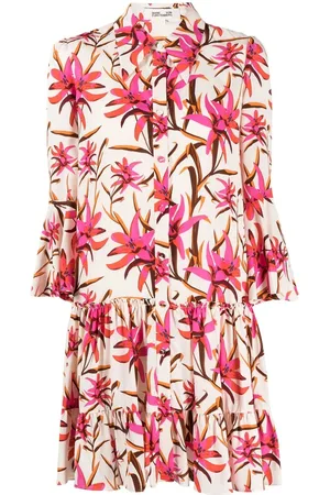 Diane von Furstenberg Beata all-over floral print dress