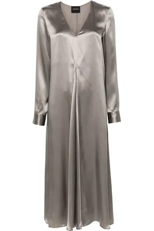 Simonetta Silk satin maxi dress