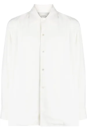 STUDIO NICHOLSON Long-sleeve straight-hem shirt
