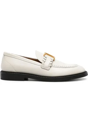 Chloé Marcie embellished leather loafers