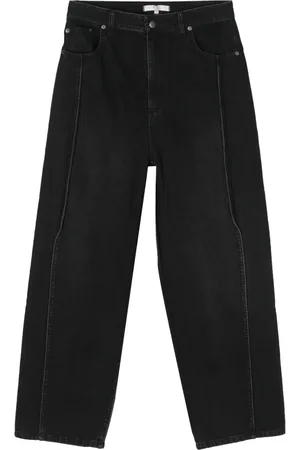 tibi Low-rise wide-leg jeans