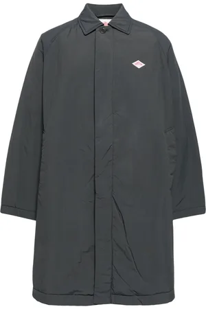 DANTON Logo-appliqué padded car coat
