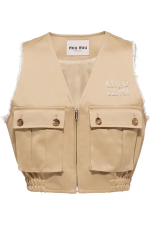 Miu Miu Logo chino vest