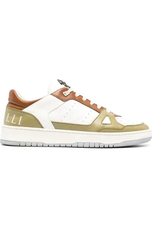 Roberto Cavalli Leather low-top sneakers