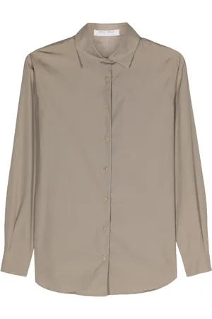 Miu Miu 2000s classic-collar cotton shirt