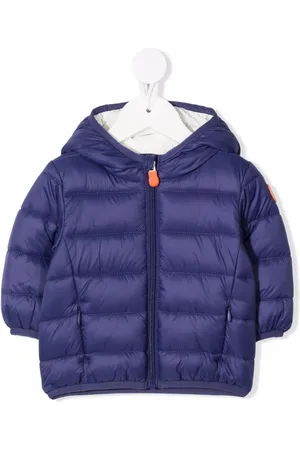 save the duck Logo-patch padded jacket