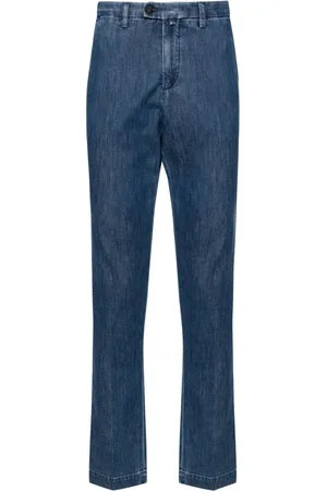 corneliani Mid-rise tapered jeans
