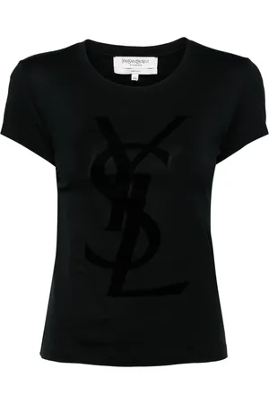 Saint Laurent Logo-print cotton T-shirt