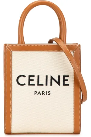 Céline 2021 Mini Canvas Vertical Cabas satchel