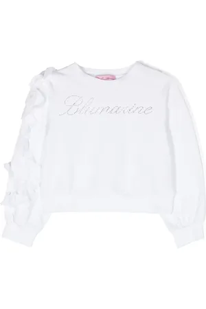 MISS BLUMARINE Rhinestone-embellished sweatshirt