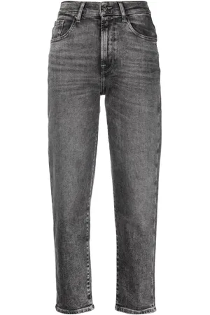 7 for all Mankind Mid-rise cropped jeans