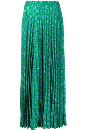 ALESSANDRO ENRIQUEZ Graphic-print pleated trousers