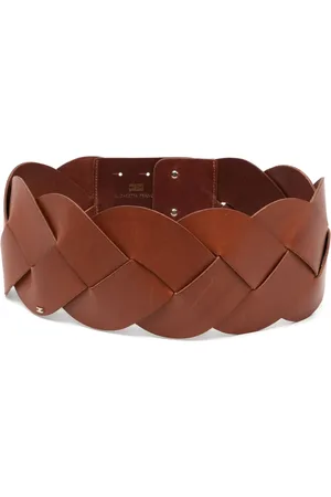 Elisabetta Franchi Braided leather belt