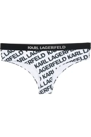 Karl Lagerfeld Logo-print bikini bottoms