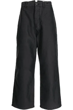 DANTON Mid-rise wide-leg trousers