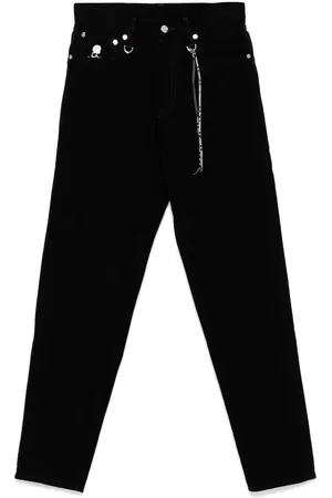 MASTERMIND Logo-embroidered jeans